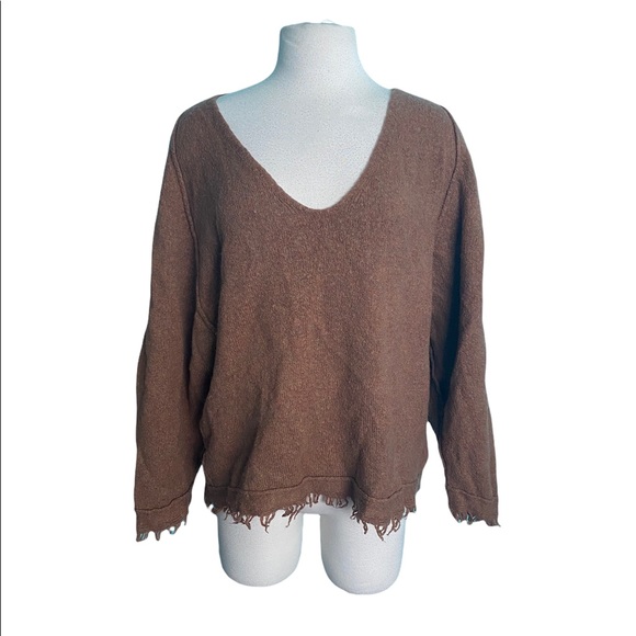 Free people brown fringe sz- XS - Picture 3 of 6
